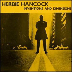 front cover of Herbie Hancock's album Inventions & Dimensions, released on the Applause label