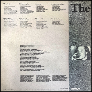 back cover of Visions of Excess by the Golden Palominos