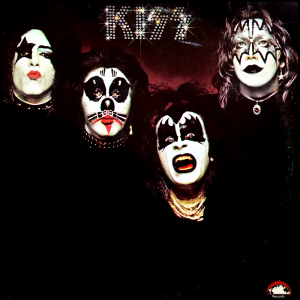 front cover of Kiss' self-titled debut album
